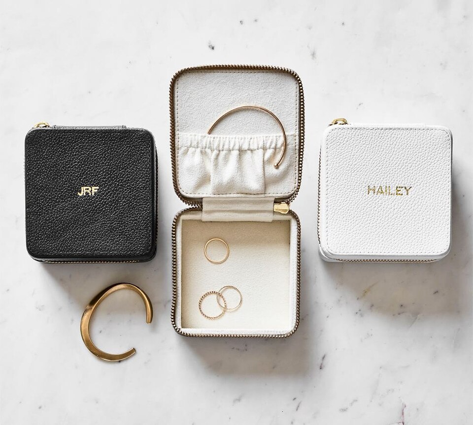 Quinn Leather Jewellery Storage Collection Pottery Barn Australia